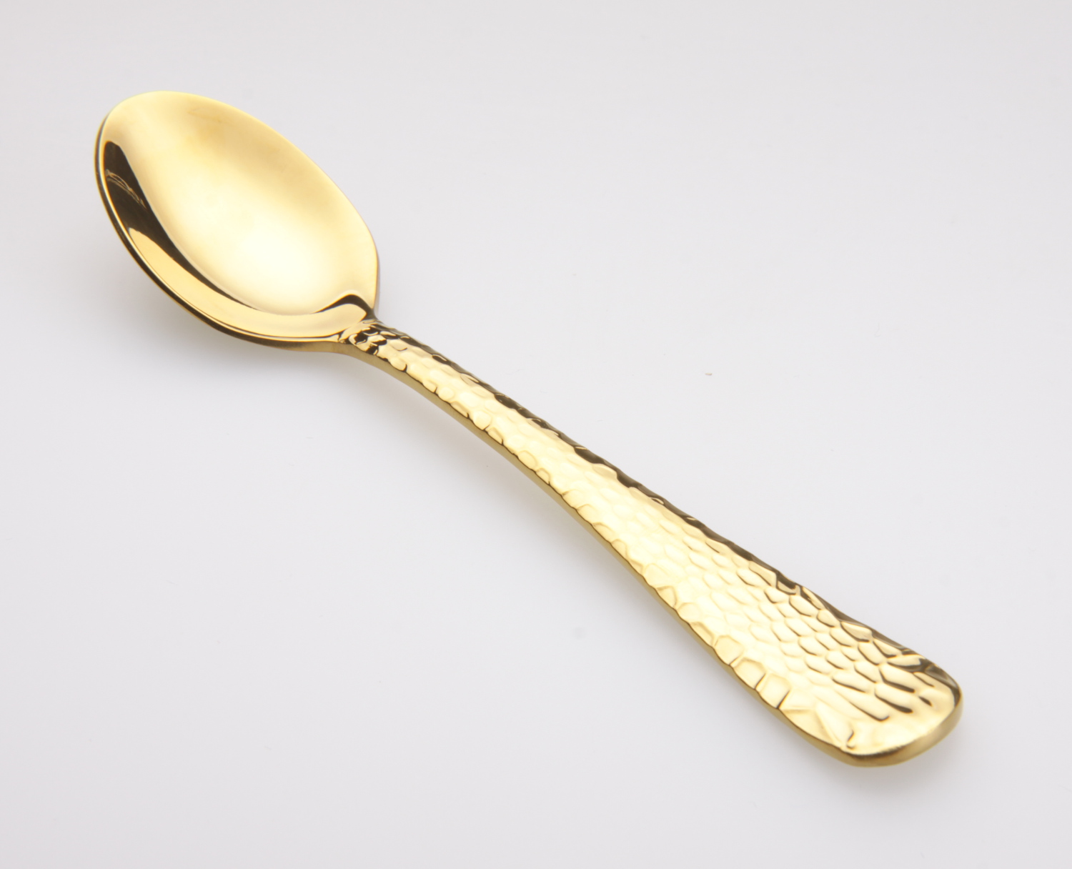 1610YG Tea Spoon Gold TWIN FISH